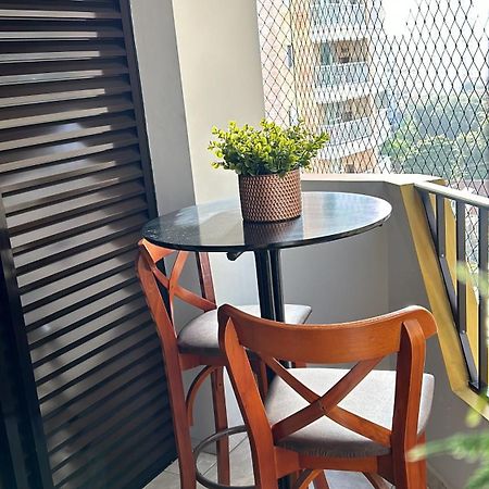Flat Cosmopolitan Praia Com Estacionamento Gratis - Gonzaga - Andar Alto Santos  Exterior photo