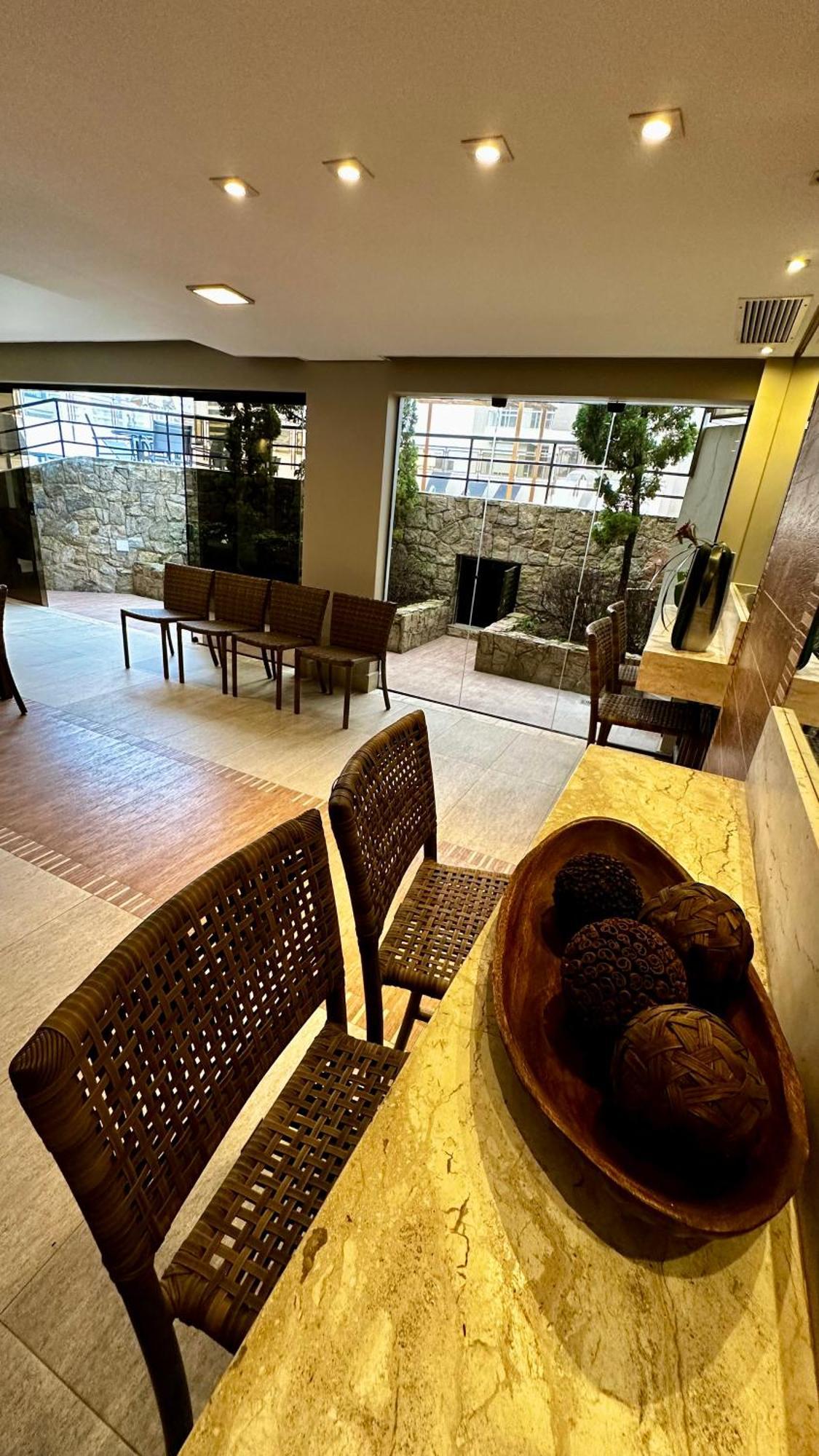 Flat Cosmopolitan Praia Com Estacionamento Gratis - Gonzaga - Andar Alto Santos  Exterior photo