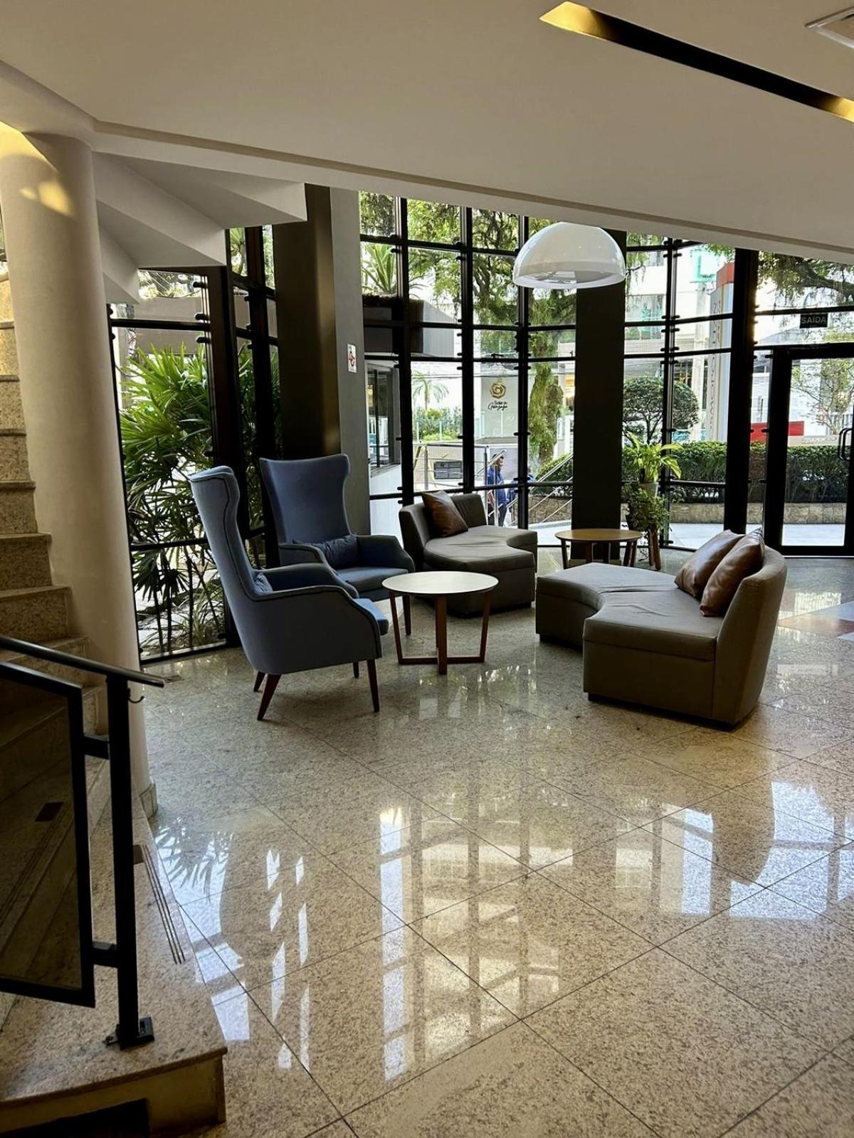 Flat Cosmopolitan Praia Com Estacionamento Gratis - Gonzaga - Andar Alto Santos  Exterior photo